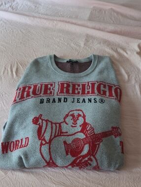 TRUE RELIGION BOXY CASHMERE SWEATER MNS 2X